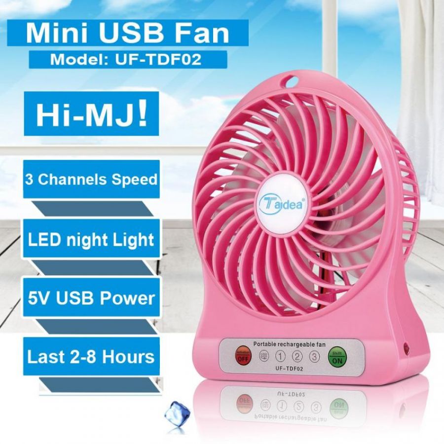 Rechargeable Portable Fan with Samsung 20000mah PowerBank